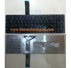 Asus Keyboard  คีย์บอร์ด  K55 K55A K55DE K55DR K55N K55VD K55VJ K55VM K55XI / X55  X55A X55C X55U X55VD X75A X75VD / F55  F55A Series ภาษาไทย/อังกฤษ